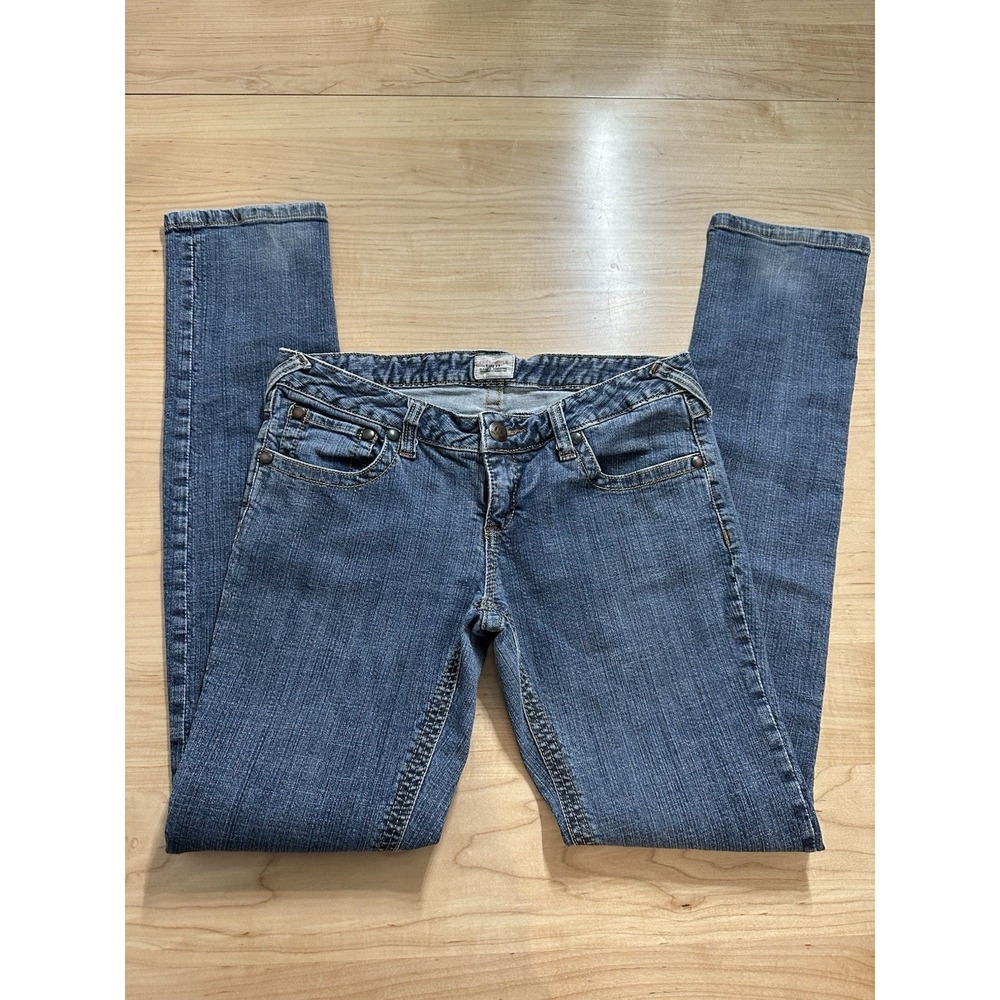 Free People Womens High Rise Skinny Jeans Light Wash Blue Denim Size 29 Regular